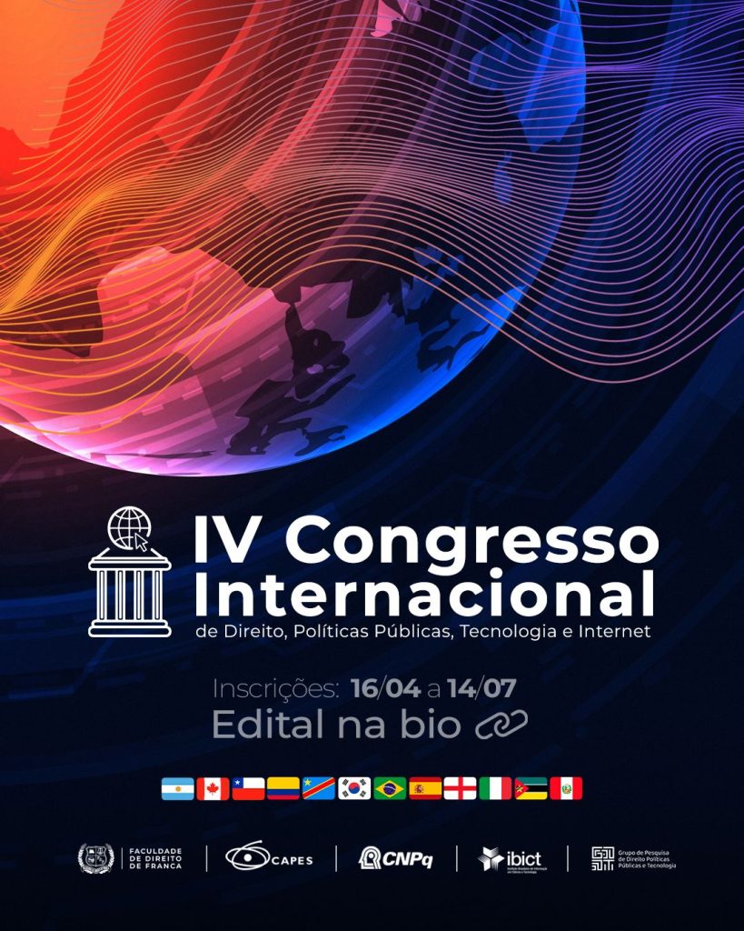 IV Congresso Internacional de Direito, Políticas Públicas, Tecnologia e Internet