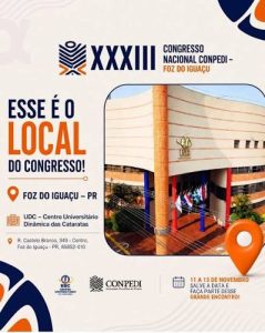 XXXIII Congresso Nacional do CONPEDI